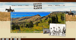 Desktop Screenshot of coveredwagonranch.com